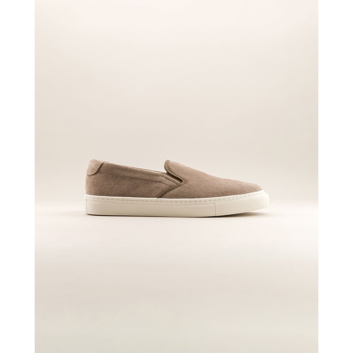 Basket slip-on cuir suède ELLIS gris, ANGARDE