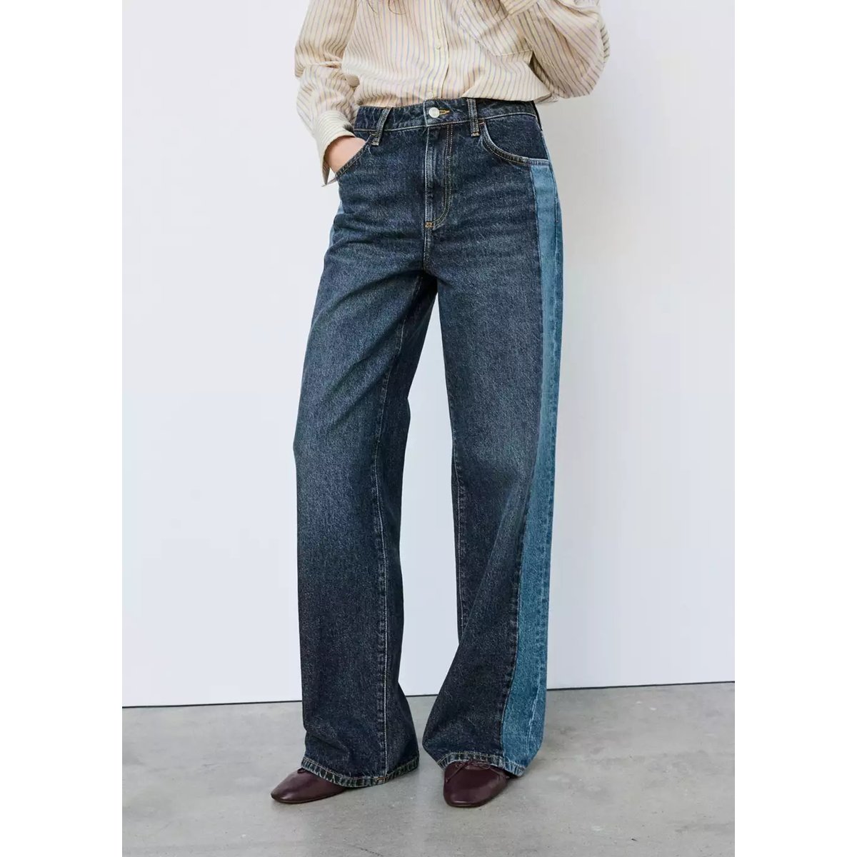 Jeans remira bleu foncé, MANGO