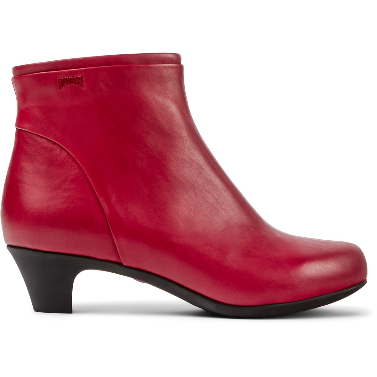 Bottines Helena Cuir rouge, CAMPER