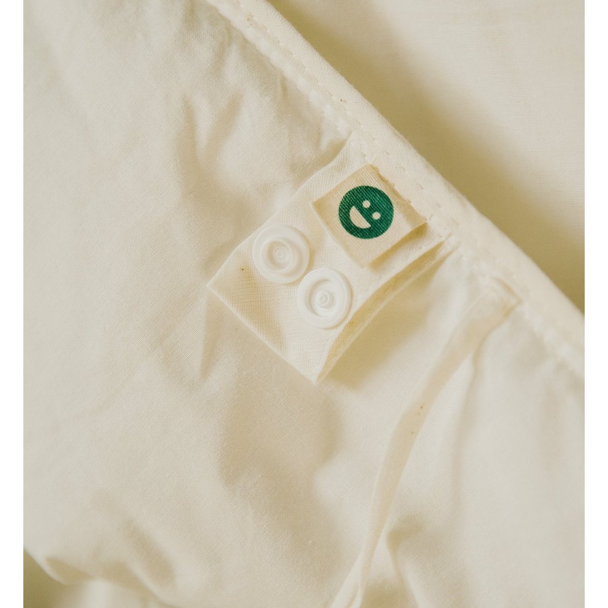 Couette Enfant Enveloppe Coton Bio 4 saisons MAUI couleur unique, KADOLIS