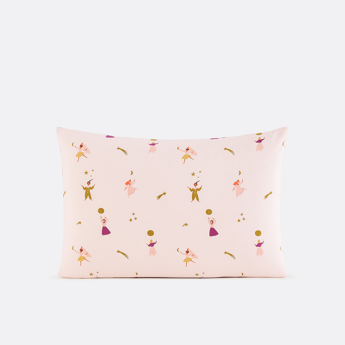 Starry Princess 30% Recycled Cotton Child’s Pillowcase pink, LA REDOUTE INTERIEURS