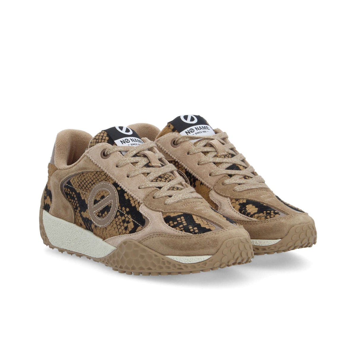 KATE SNEAKER W SNAKE KISS SABLE - Collier orné de Cristaux Swarovski® inclus beige, NO NAME