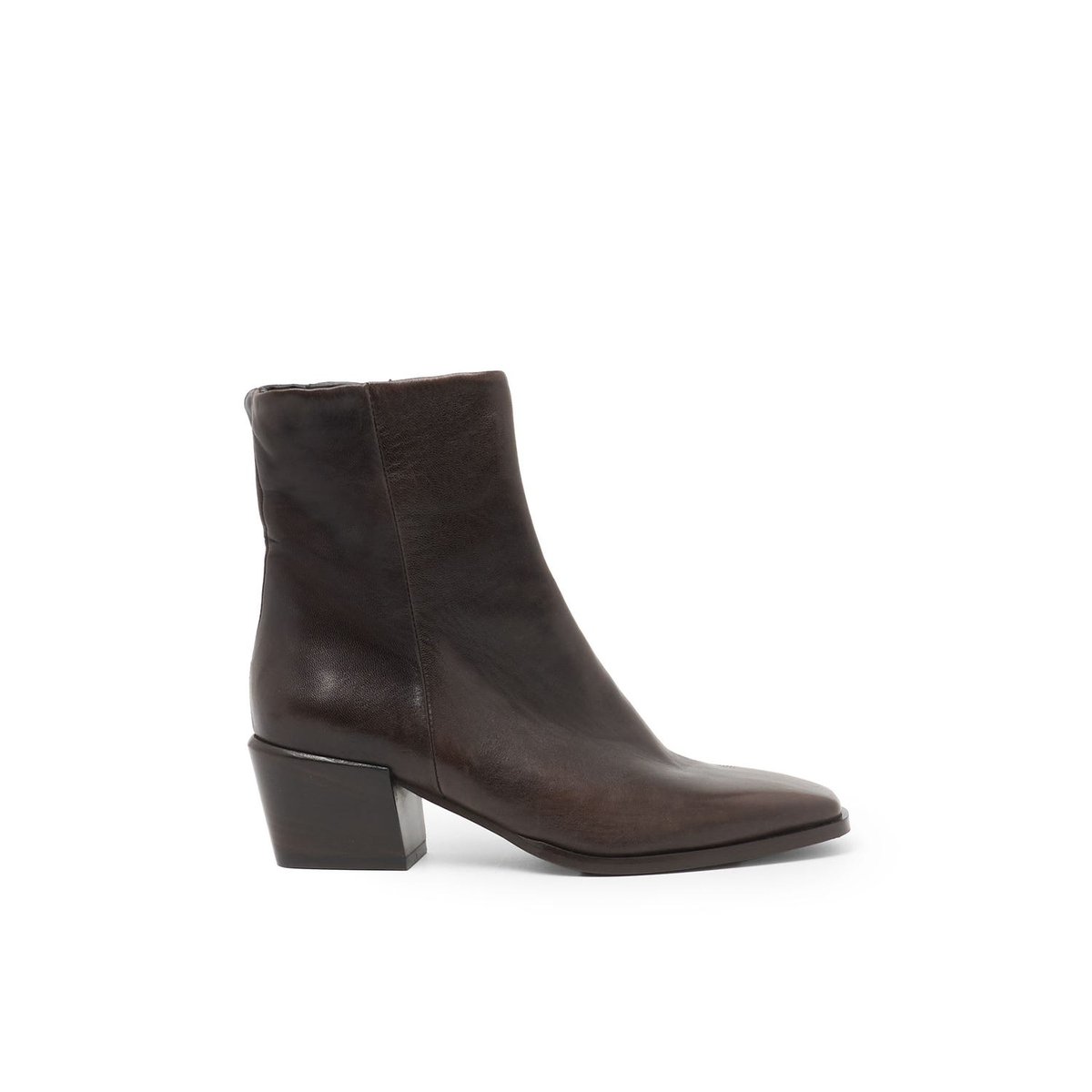Boots À Talon en cuir RAYA cafe, MELLOW YELLOW
