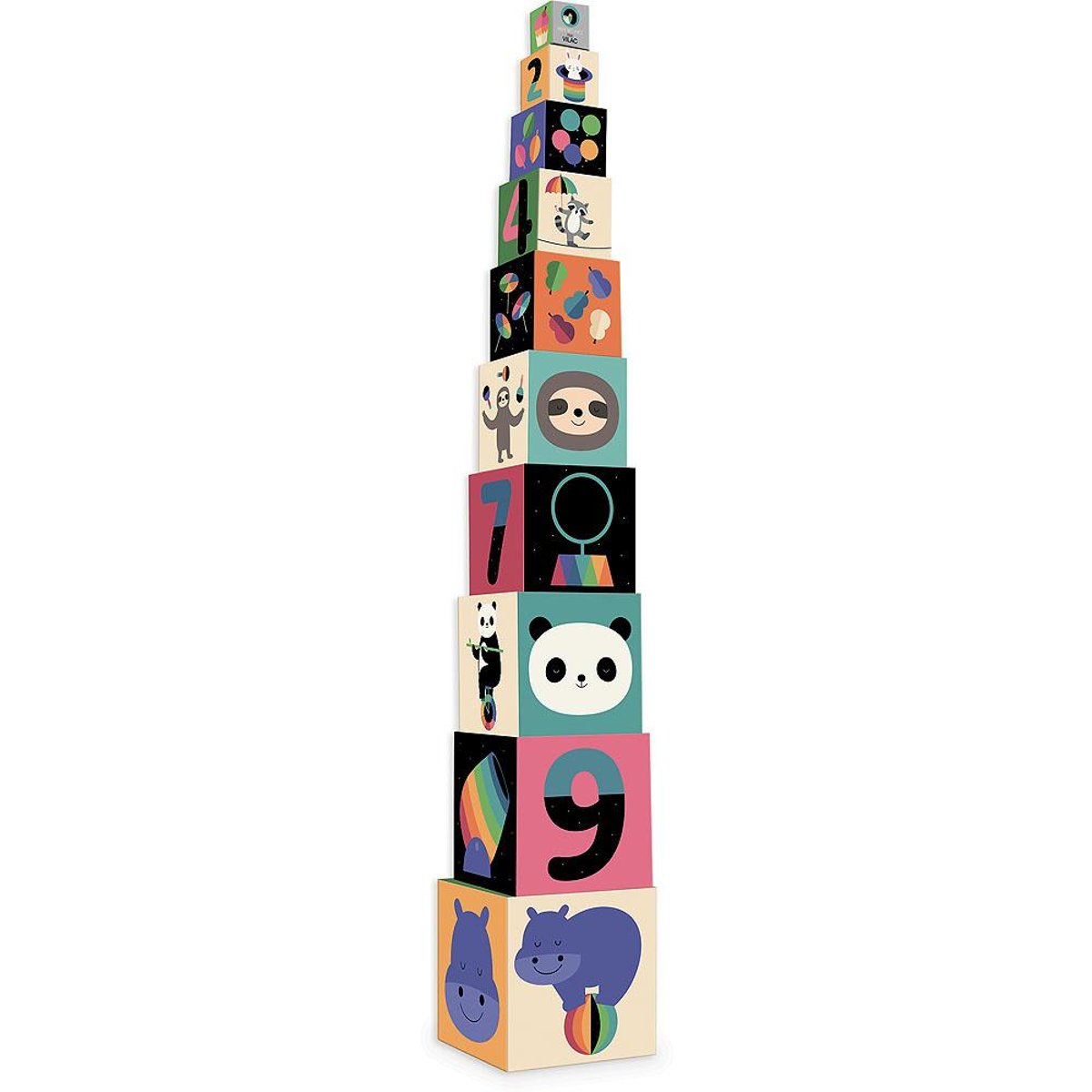 Cubes gigognes arc en ciel Andy Westface multicolore, VILAC