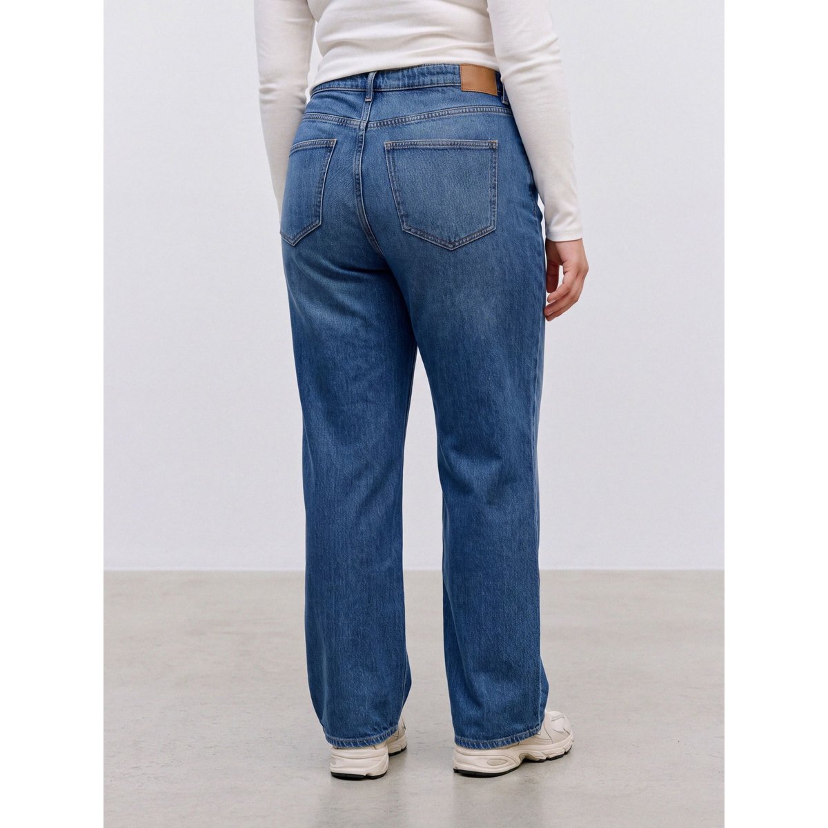 Jean À Coupe Large medium blue denim 1, VERO MODA