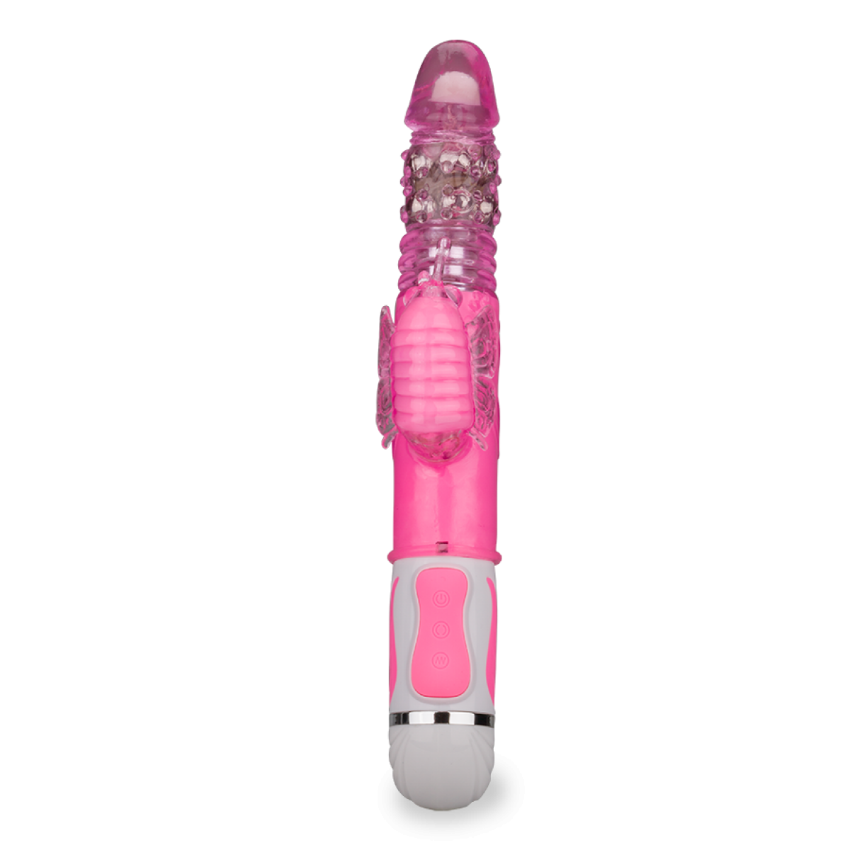 Vibromasseur vibro rabbit rotatif va-et-vient 12 vitesses rose, LOVE AND VIBES