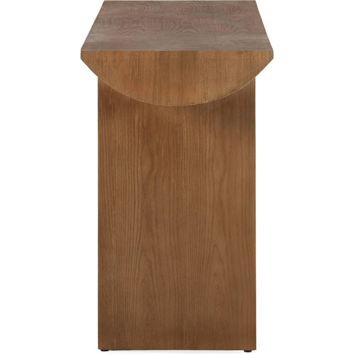 Console en frêne au design sculptural brun, RECOLLECTION