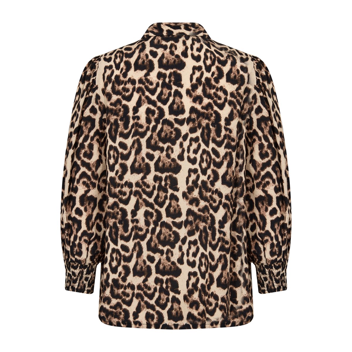 Long sleeved shirt imprimé natural leopard, KAFFE
