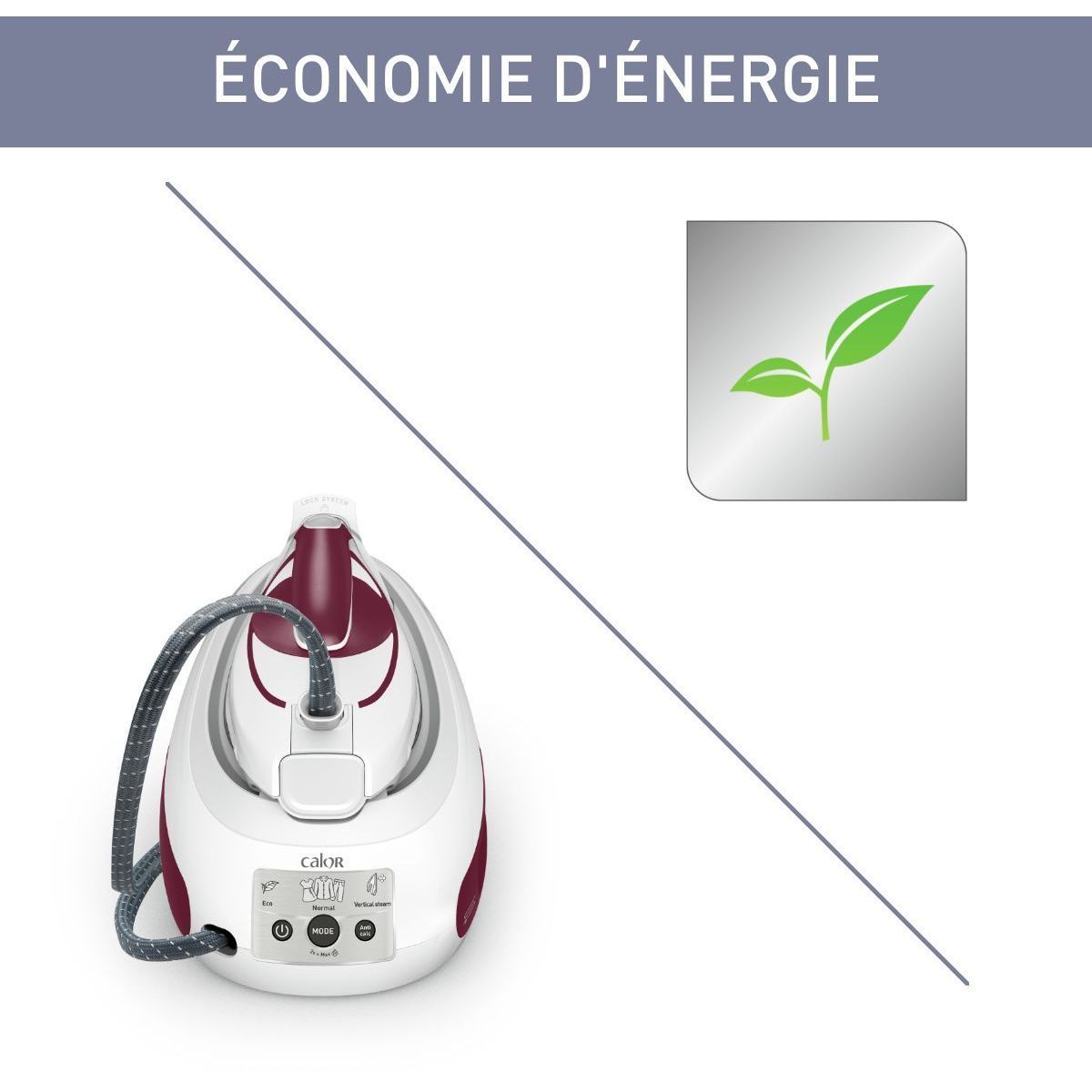 Centrale vapeur SV8026C0 Express Airglide rouge, CALOR