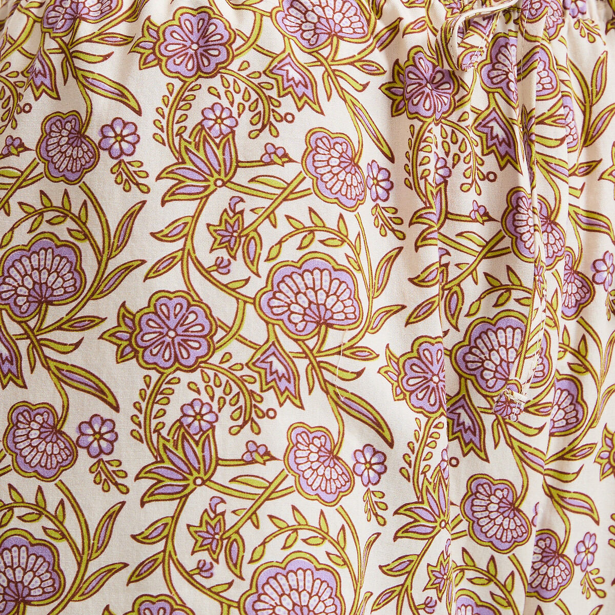 Floral Print Cotton Pyjama Bottoms printed, LA REDOUTE COLLECTIONS