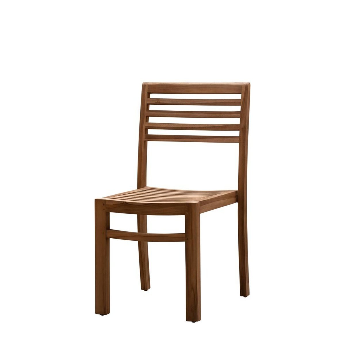 Chaise en teck TIRAMA bois clair, CHEHOMA