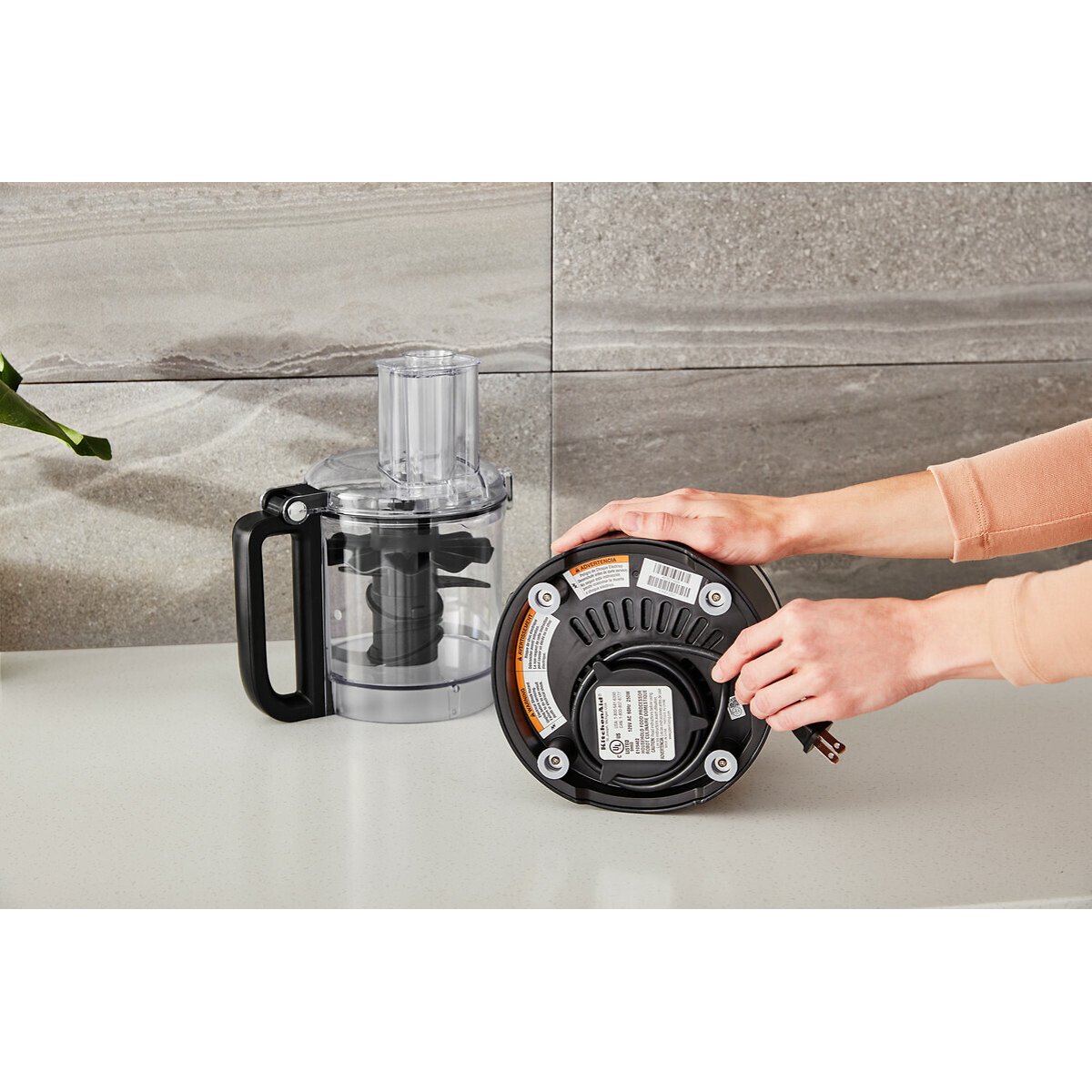 2.1L Food Processor - 5KFP0921B silver-coloured, KITCHENAID