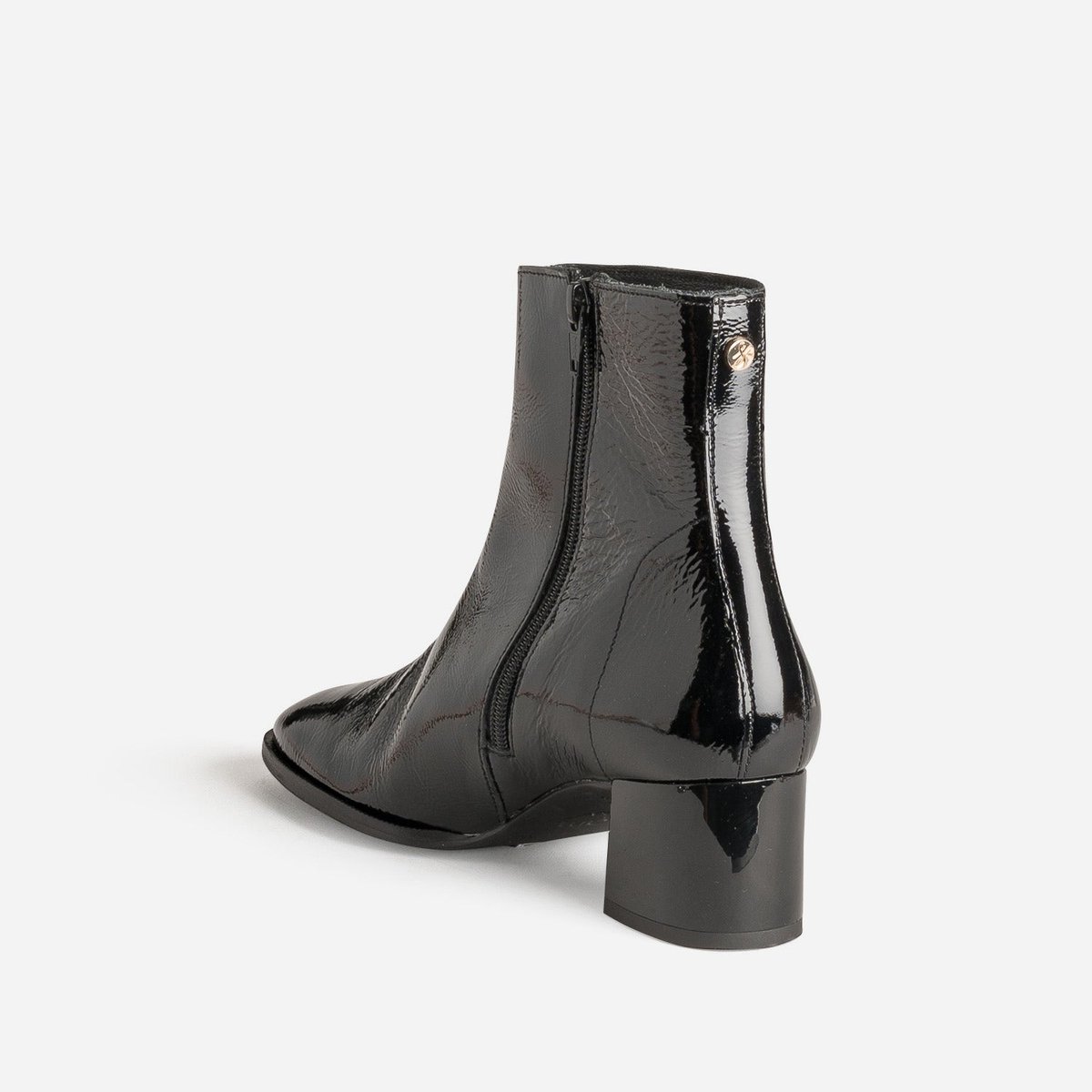 Boots À Talon en cuir SIMOMA noir, ERAM