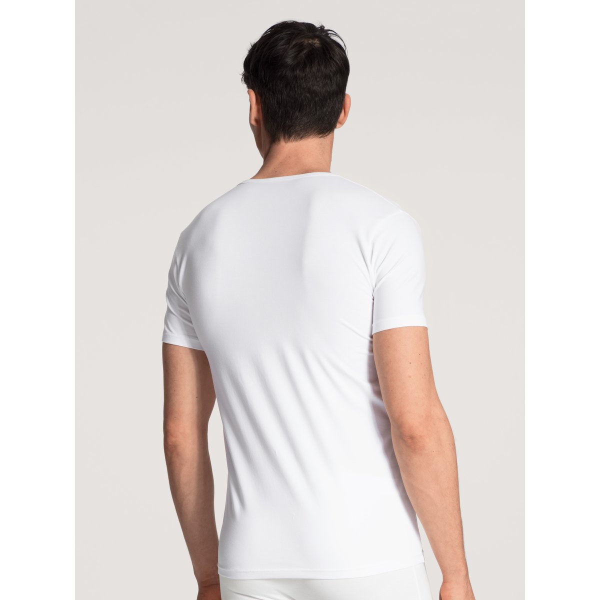 Shirt à manches courtes, duo-pack manches courtes Coton NATURAL BENEFIT blanc, CALIDA