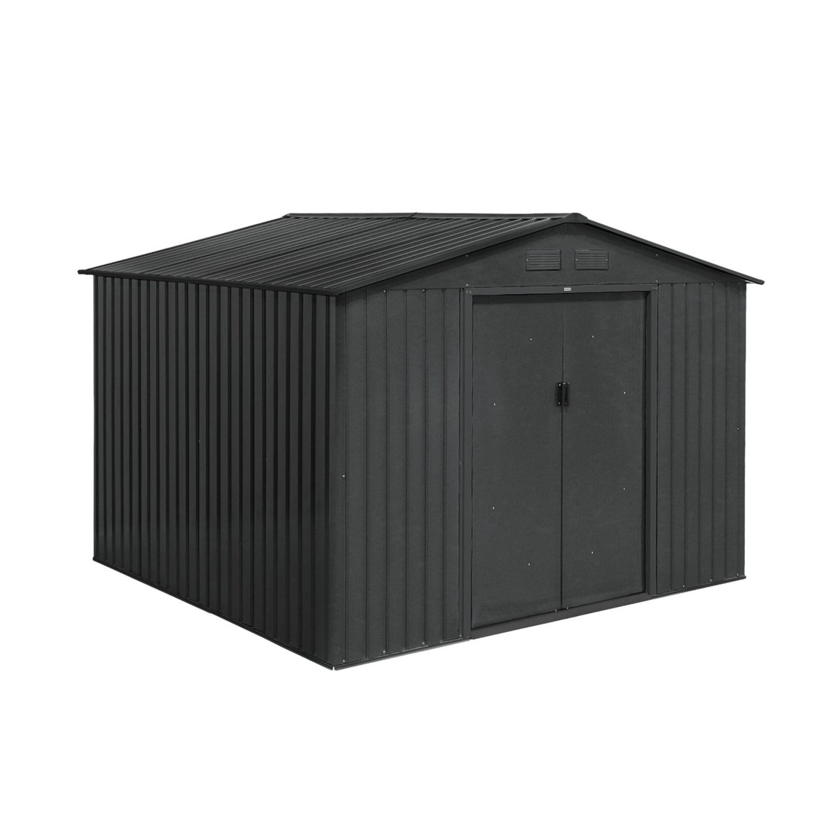 Abri de jardin métal 7,06m² avec kit d'ancrage CALAISIS anthracite, SWEEEK