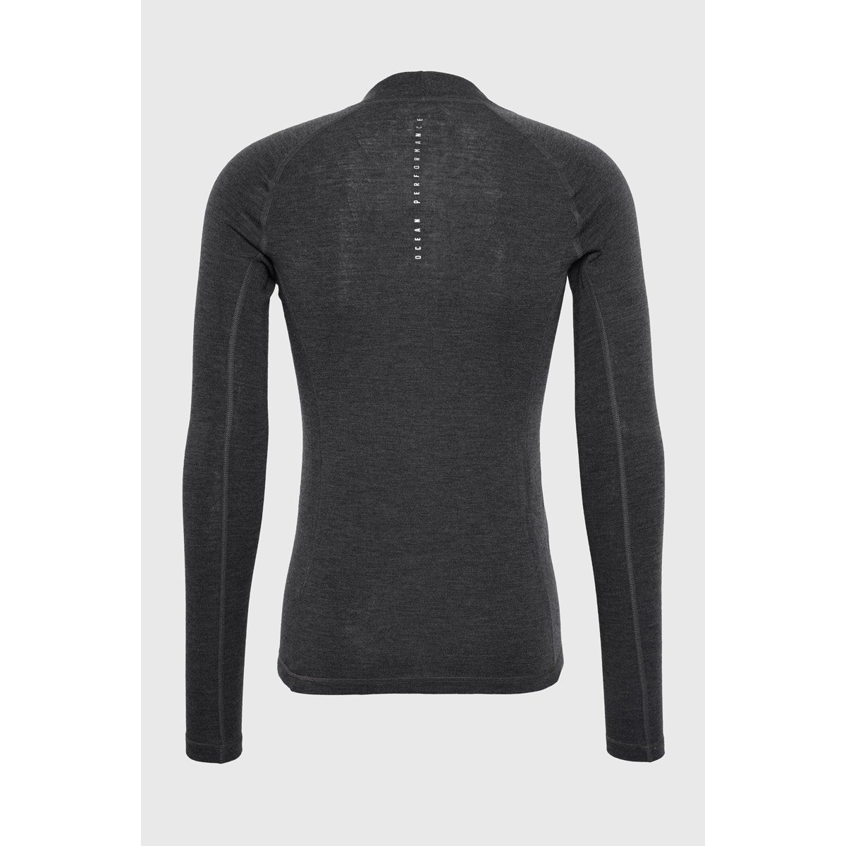 T-shirt thermique manches longues 3 OLLY anthracite chine, BERMUDES