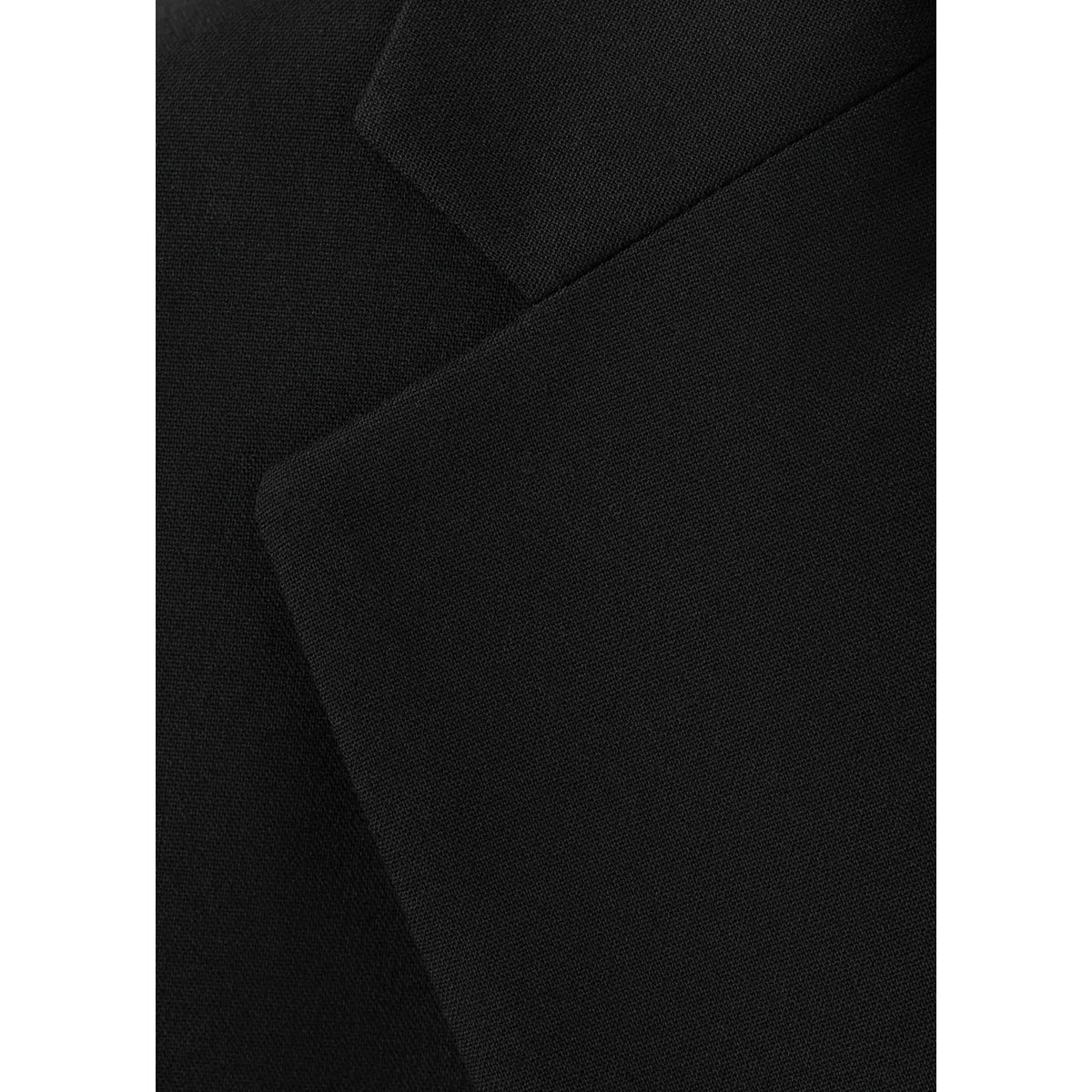 Blazer droit avec poches à rabat noir, MANGO TEEN