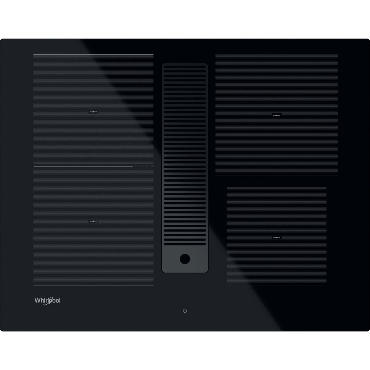Plaque induction aspirante WVH1065UKIT FlexiCook couleur unique, WHIRLPOOL