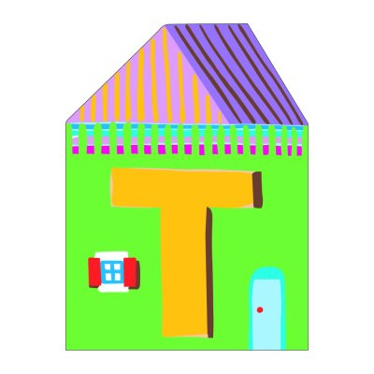 Lettre T maison autres, DJECO