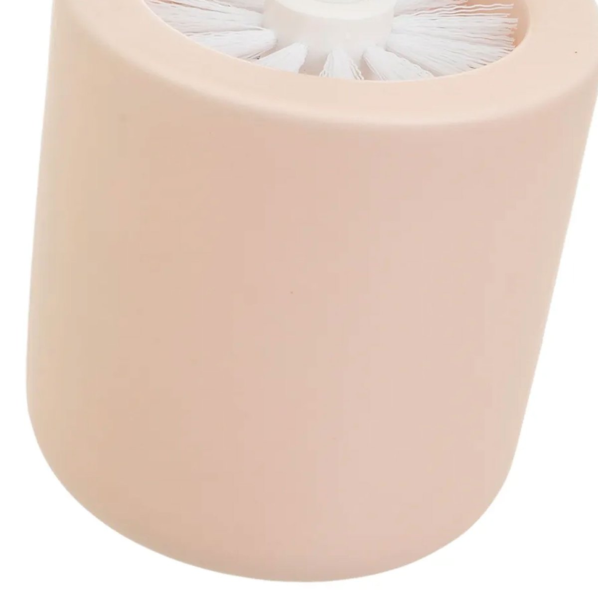 Brosse WC en dolomite rose pastel 11x11x38cm rose, WADIGA