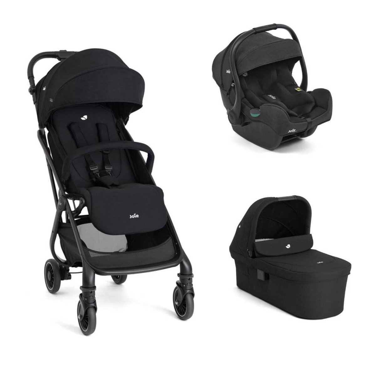 Pack poussette trio Tourist + i-Gemm 3 noir, JOIE