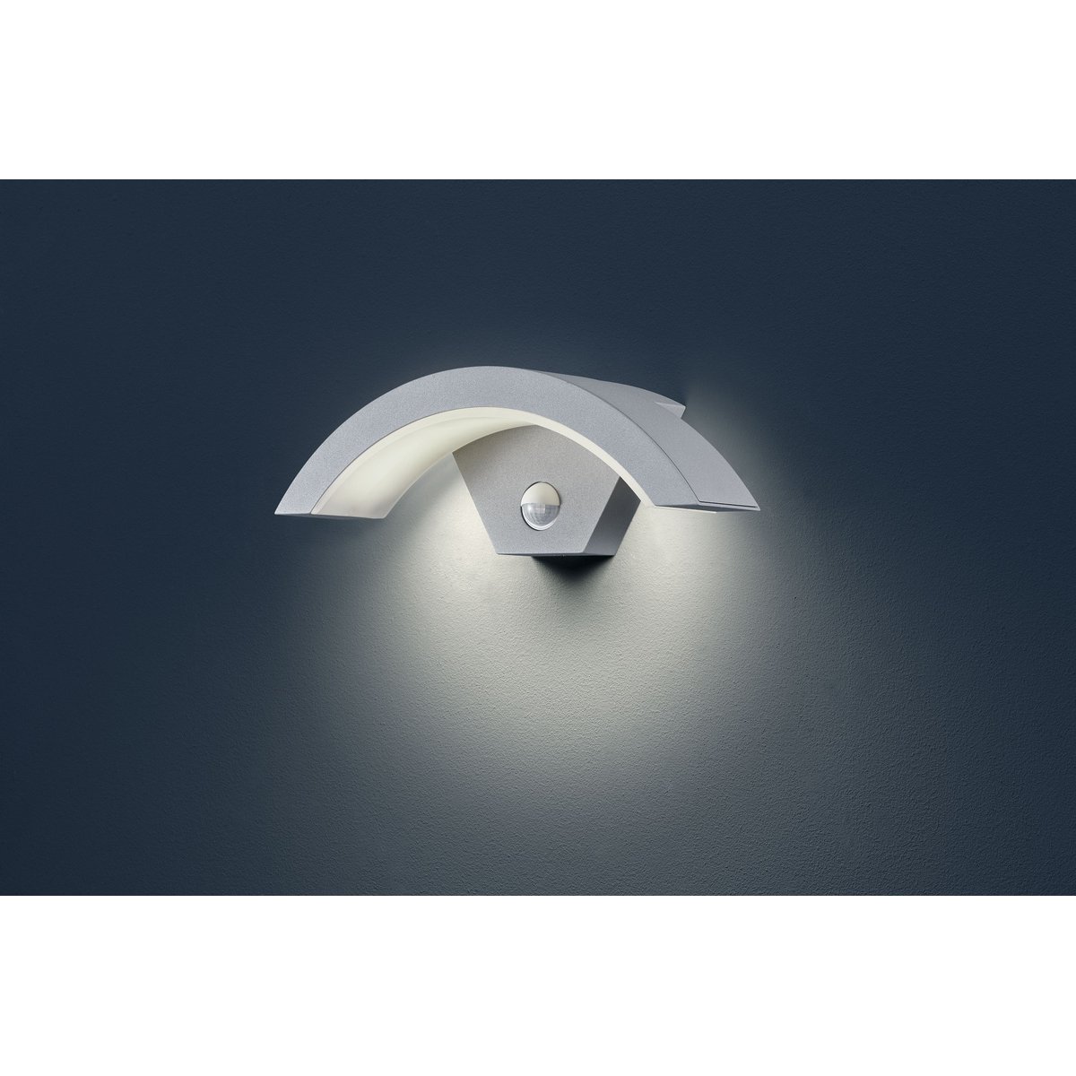 Applique de jardin LED Ohio avec capteur noir, TRIO