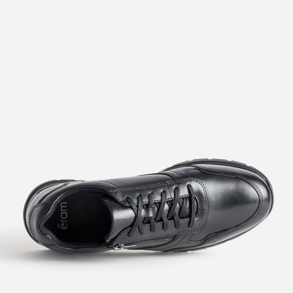 Basket en cuir PACCO noir, ERAM