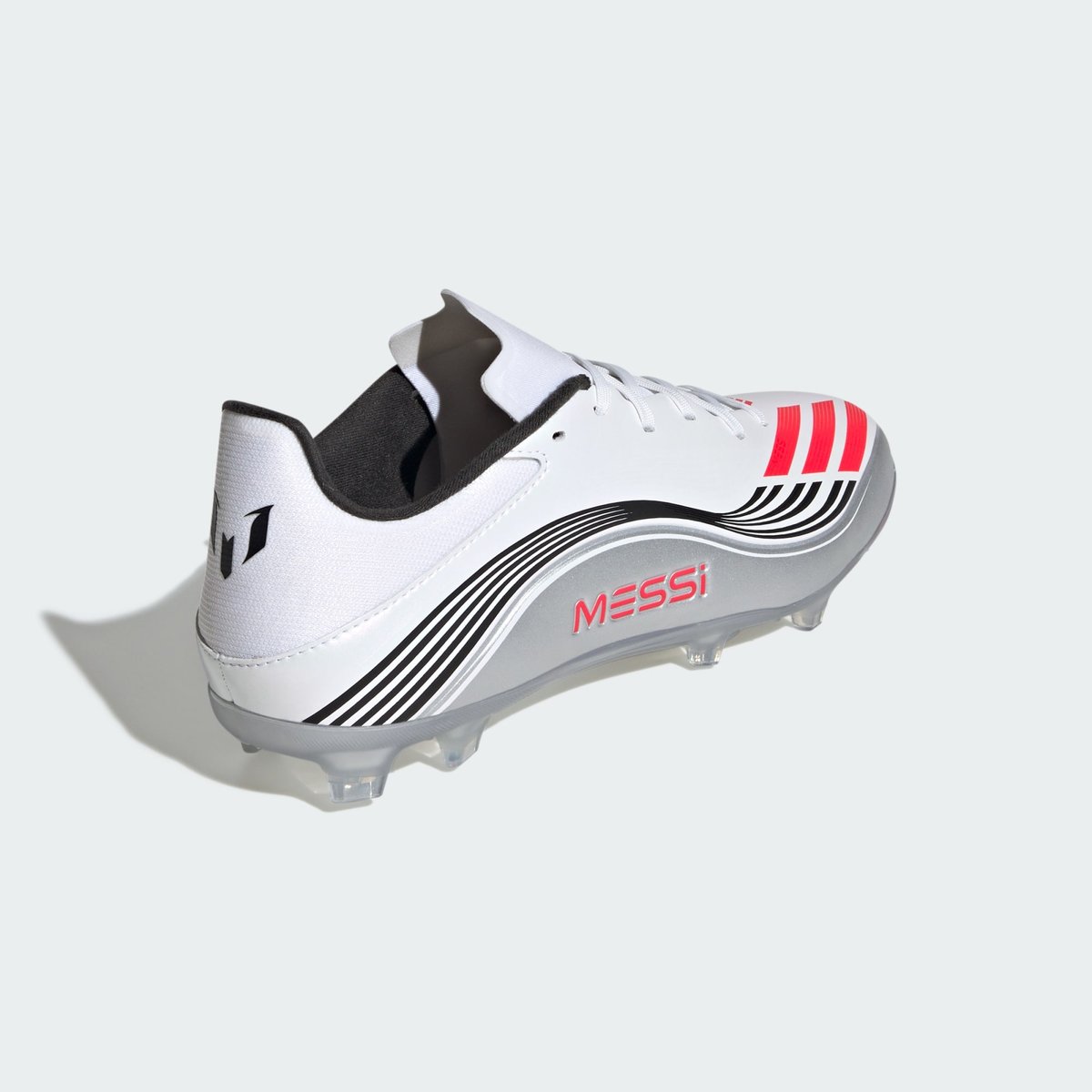 Chaussure F50 Messi League Terrain Souple/Multi-Surfaces Chaussure F50 Messi League Terrain Souple/Multi-Surfaces cloud white / lucid red / silver metallic, adidas Performance