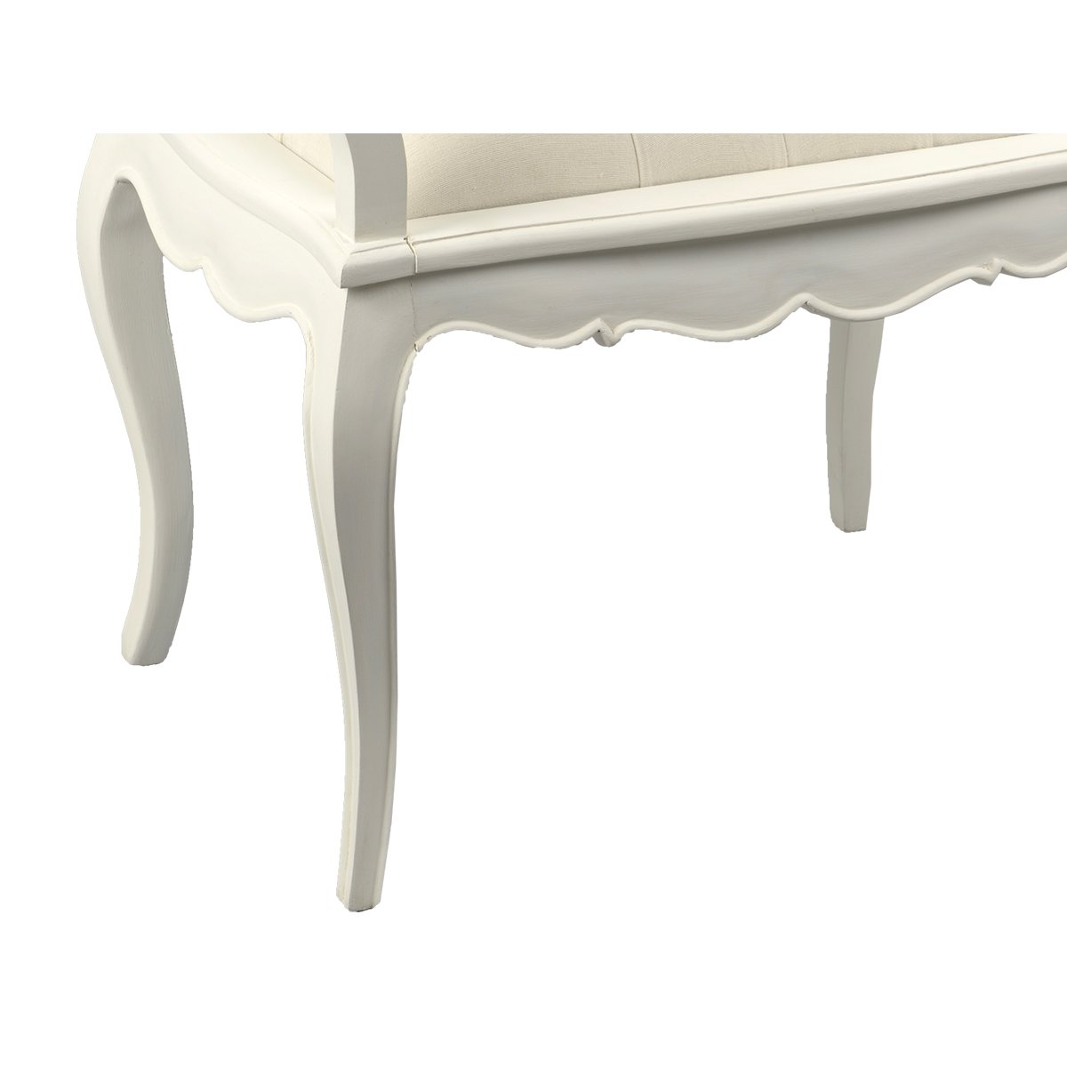 Banquette 1 Place Ecru Murano blanc, AMADEUS