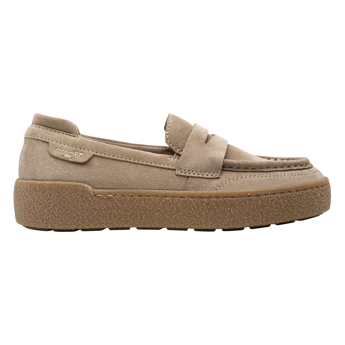 Mokassins "U Snake Moc I", Leder taupe , TAMARIS