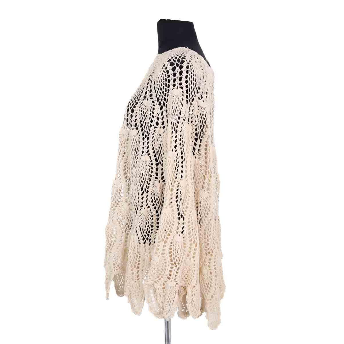 Poncho - Très Bon État ecru, ANTIK BATIK