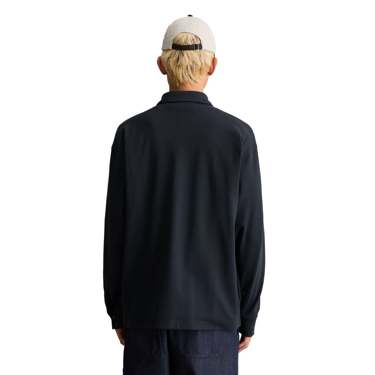 Surchemise ample en jersey interlock épais bleu, MARC O’POLO DENIM