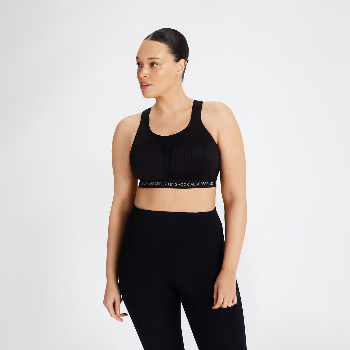 Sportbustier, extreme steun zwart, CHAMPION SHOCK ABSORBER