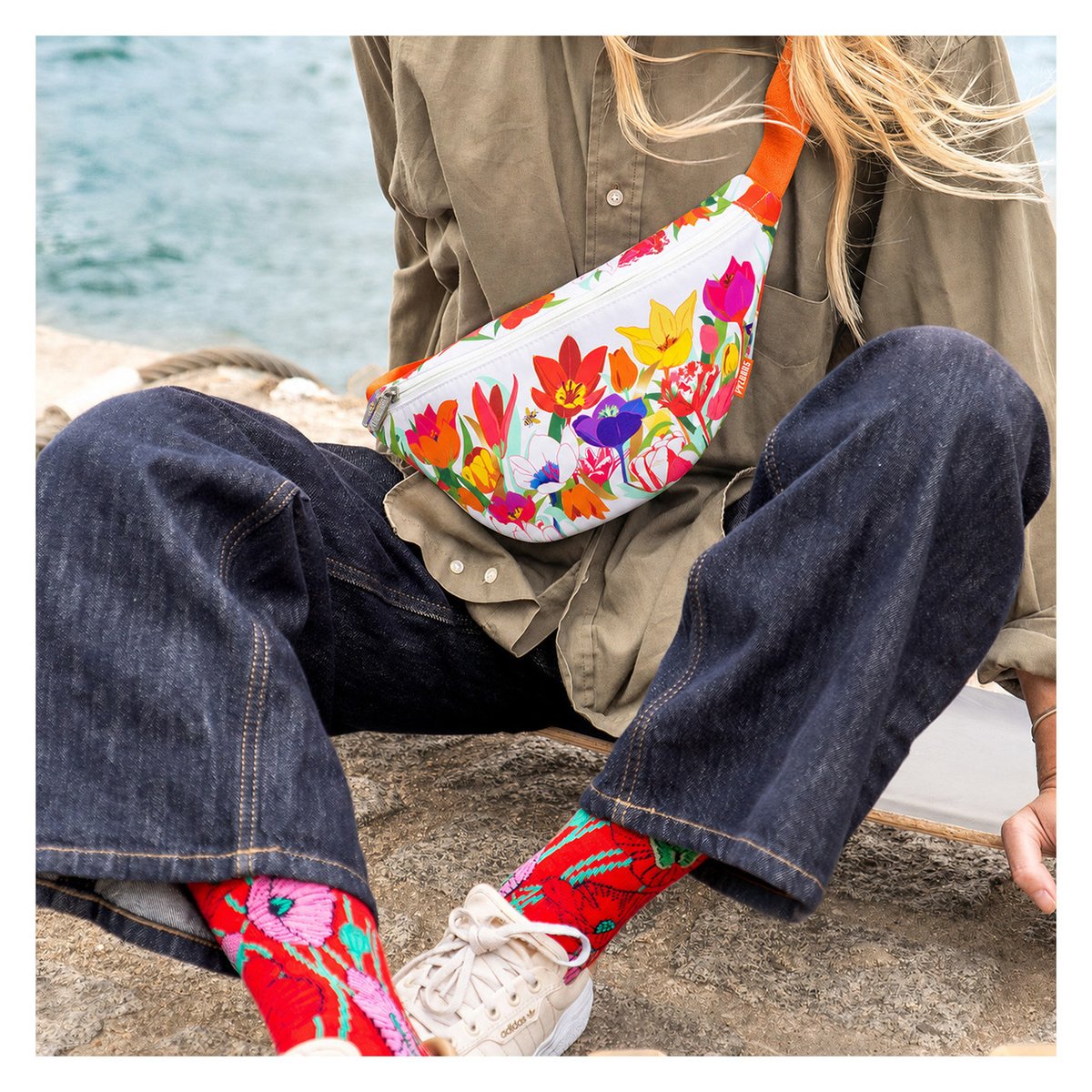 Sac Banane Banana Trip XL tulipes, PYLONES