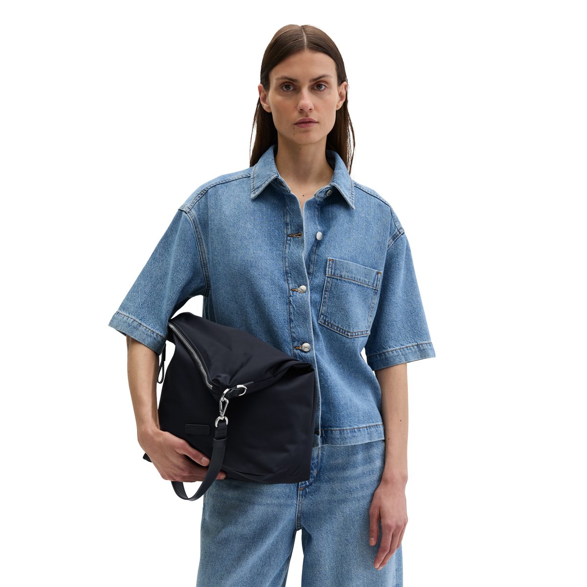 Sac à main en matériau recyclé dunkelblau, MARC O'POLO