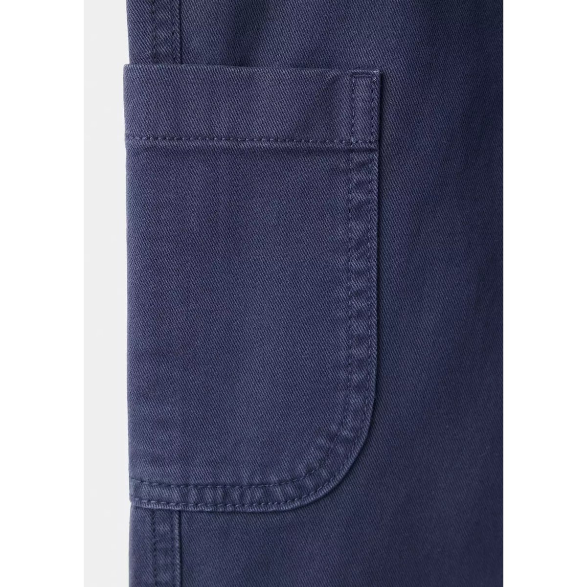 Pantalon cargo coton regular-fit bleu marine, MANGO KIDS