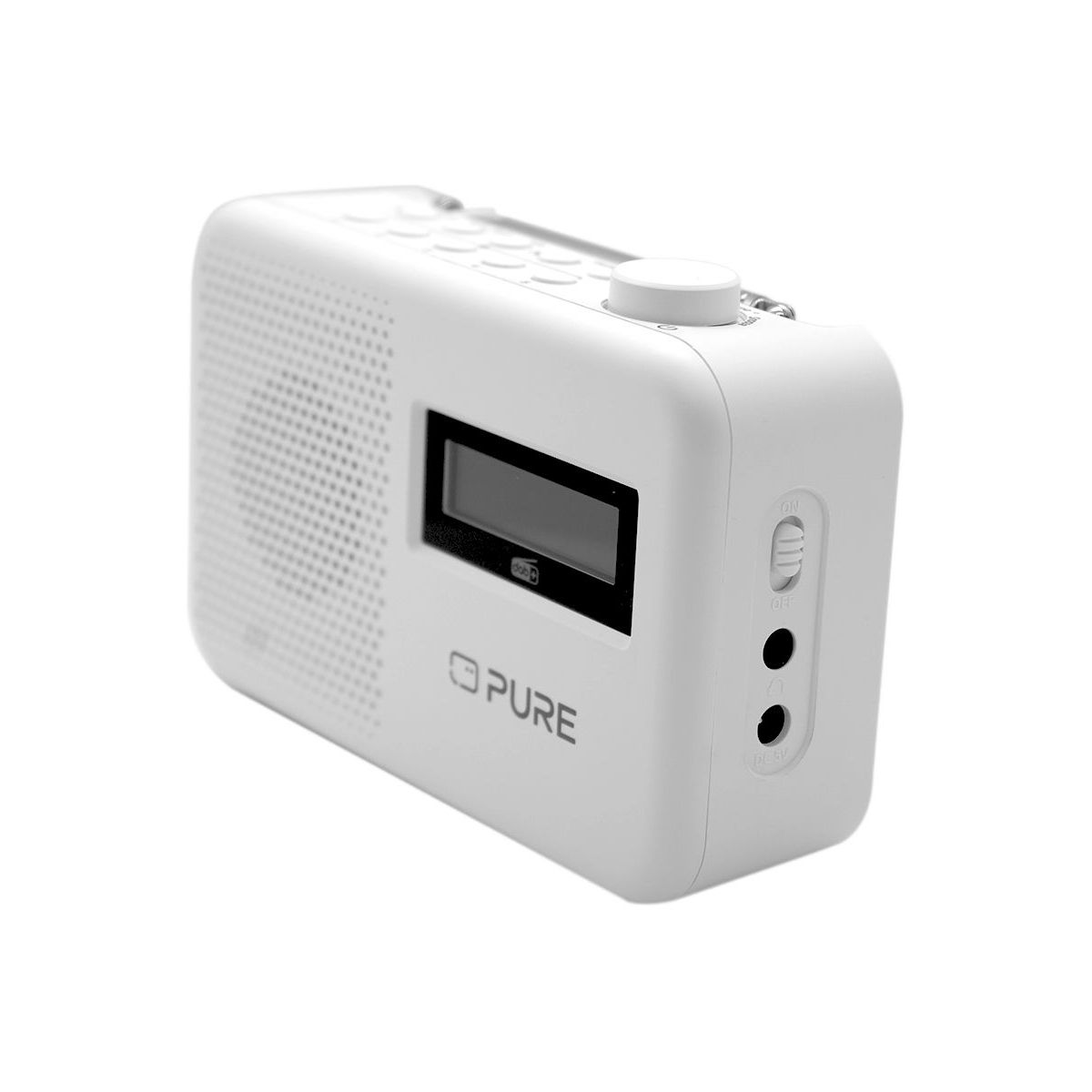Radio DAB Elan One2 Cotton White couleur unique, PURE