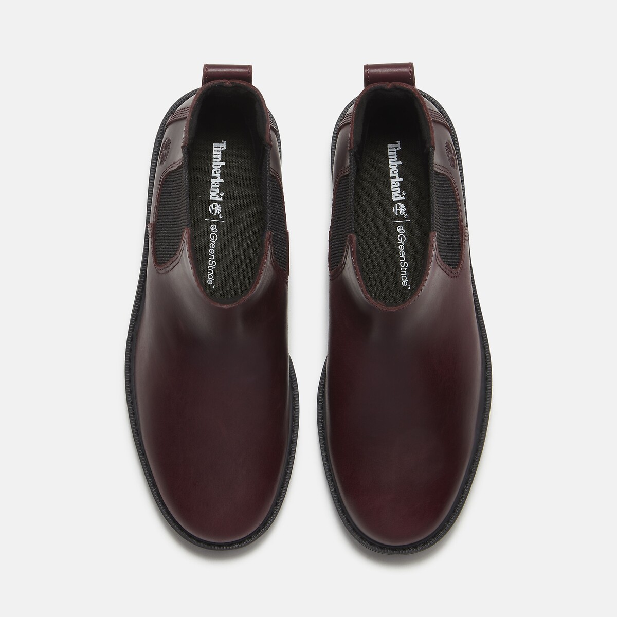 Bottines en cuir, BRITTON DRIVE MID CHELSEA bordeaux, TIMBERLAND