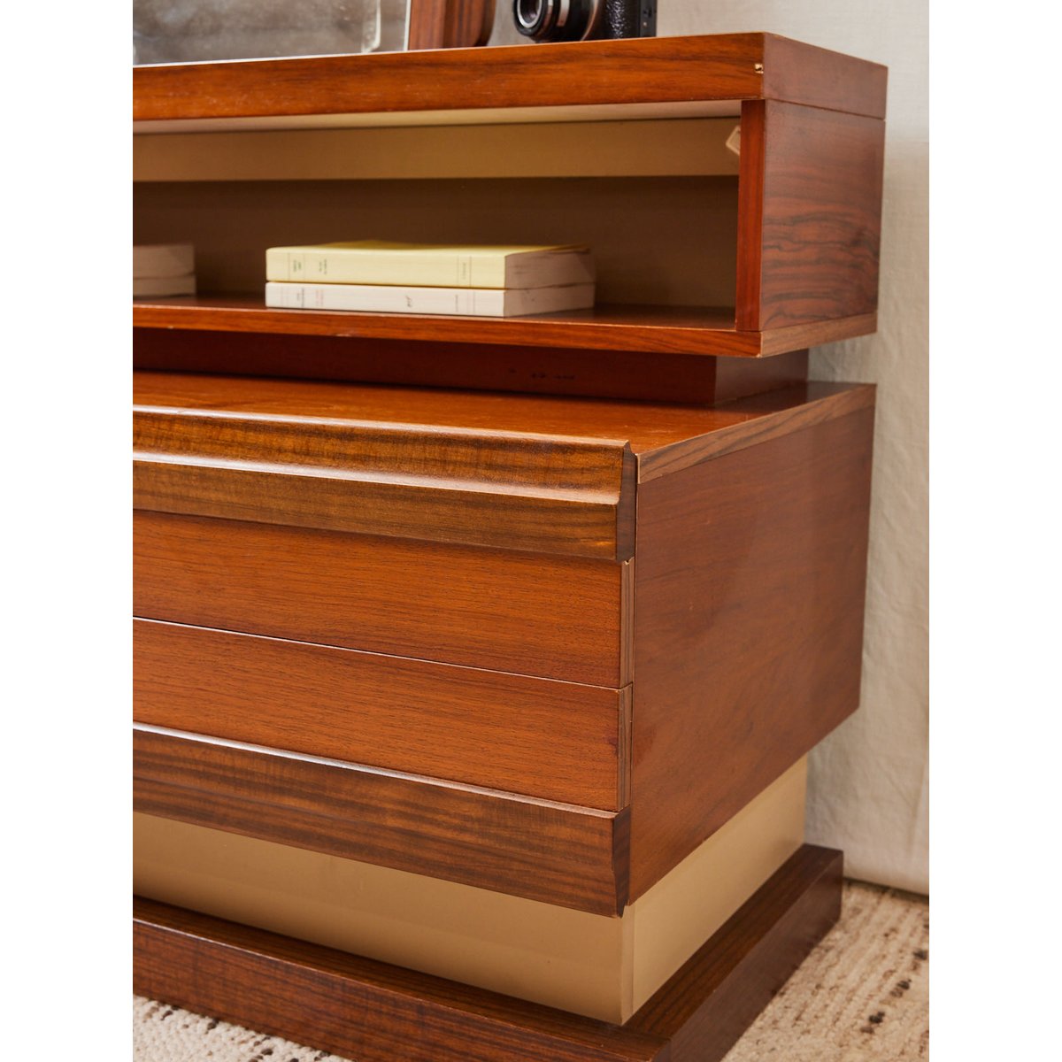 Coiffeuse Simat en bois Louise N°263 - Bon état bois clair, DEBONGOUT