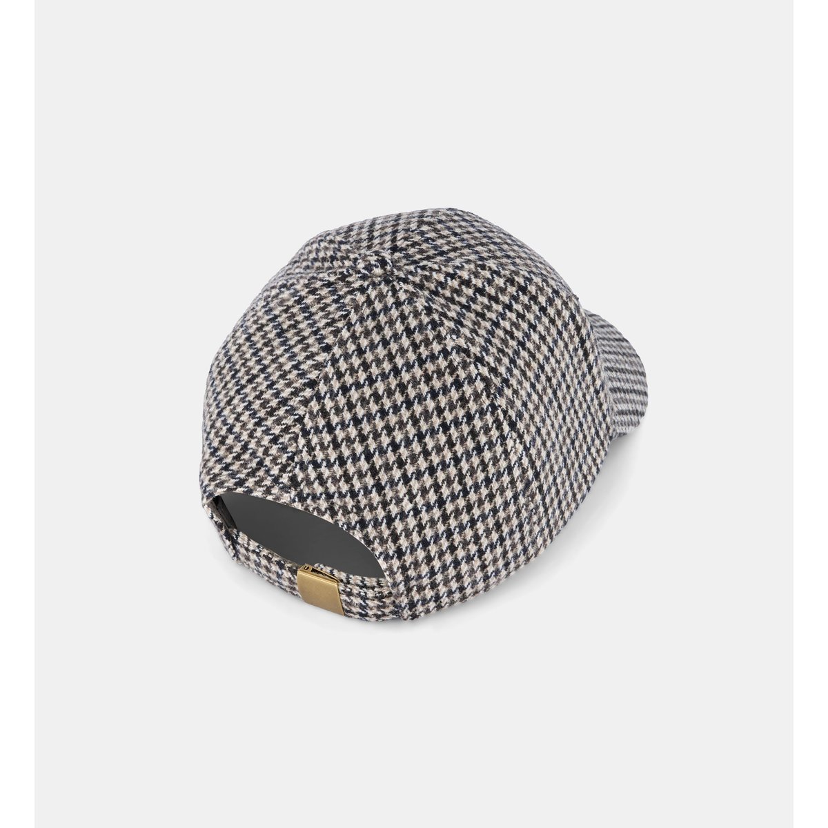 Casquette marley pied-de-poule feutrée beige, GALERIES LAFAYETTE