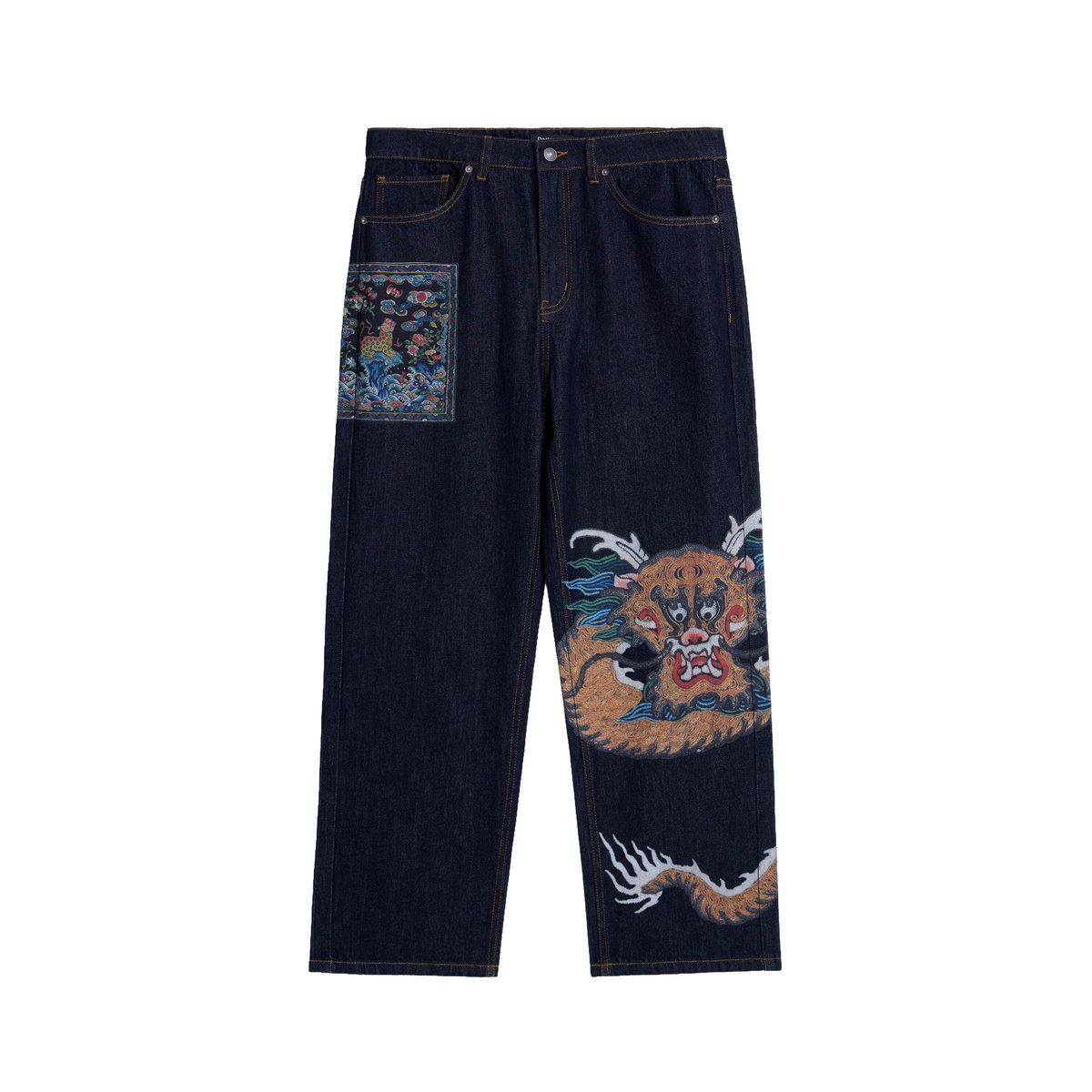 JEAN IMPRIMÉ bleu, DESIGUAL