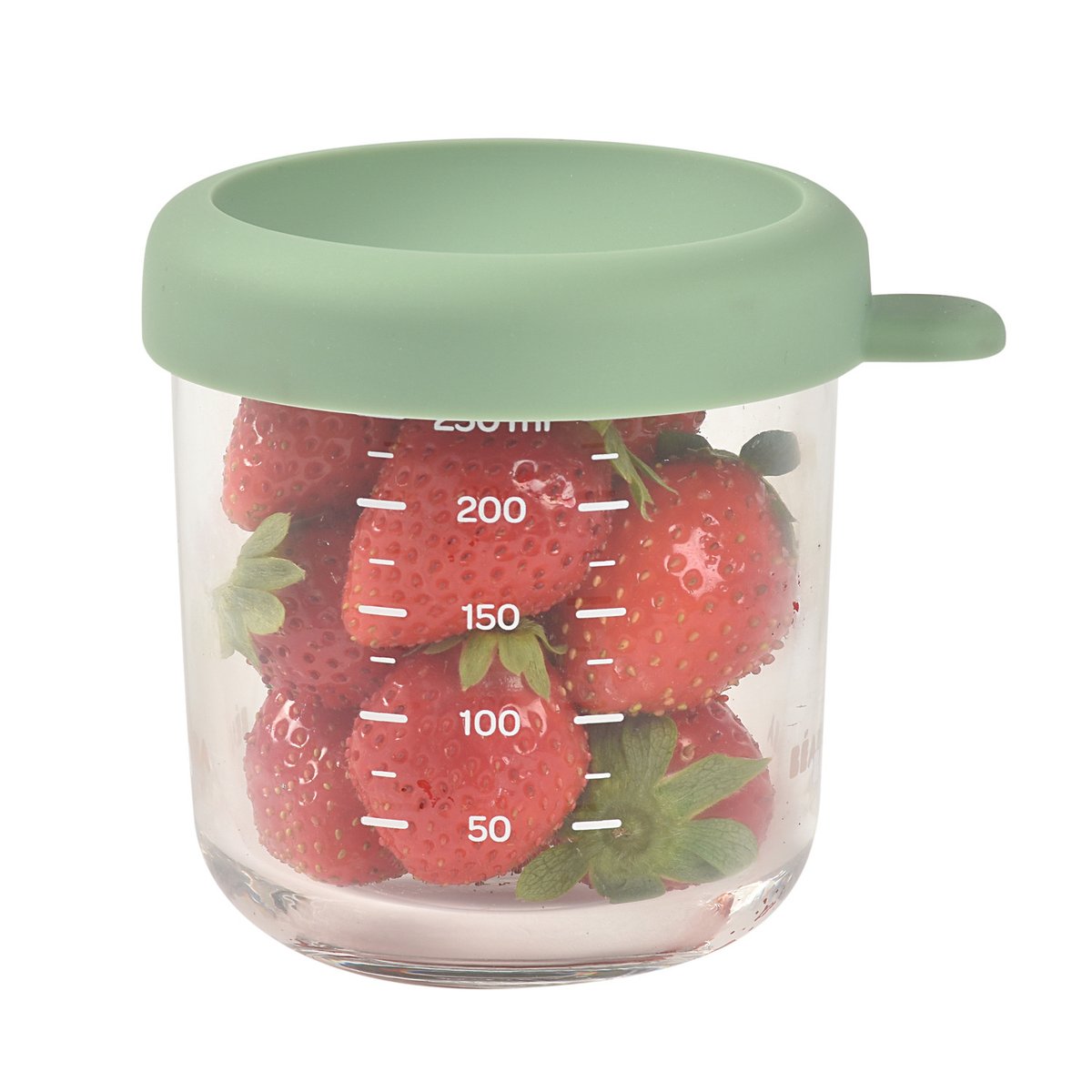 Portion repas en verre 250 ml vert sauge, BEABA