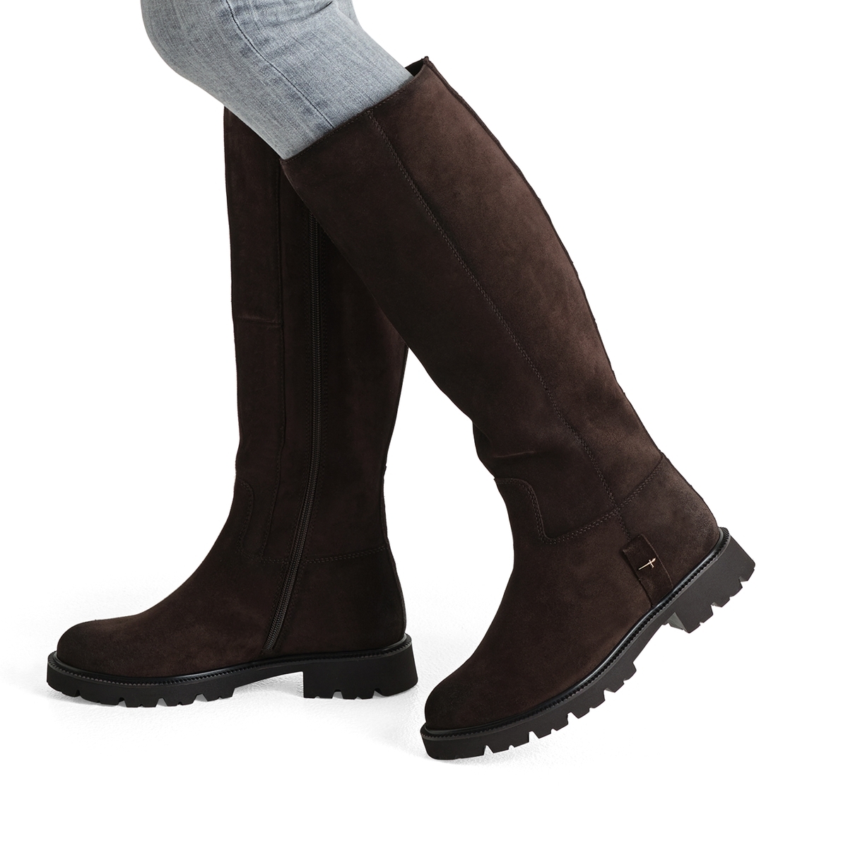 Bottes comfort weite marron antilope combiné, TAMARIS