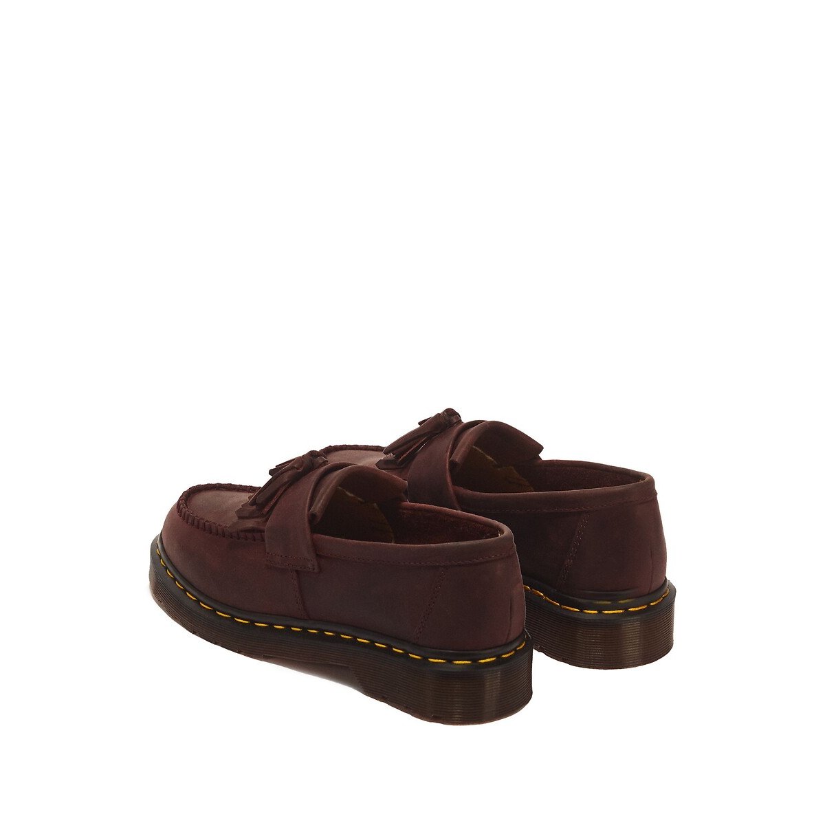 Adrian Crazy Horse leather loafers dark red, DR. MARTENS