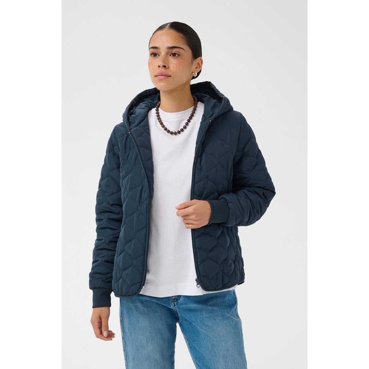 Manteau bleu blueberry, KAFFE