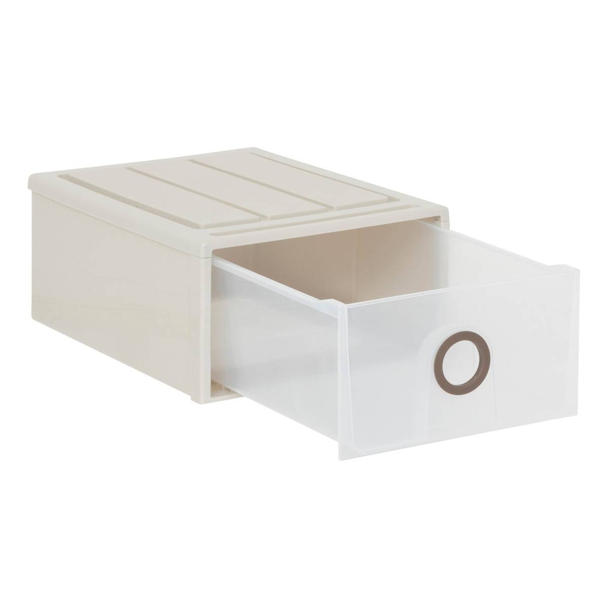 Tiroir de rangement empilable 8,5L TIDE'N STAK beige, 5FIVE SIMPLY SMART