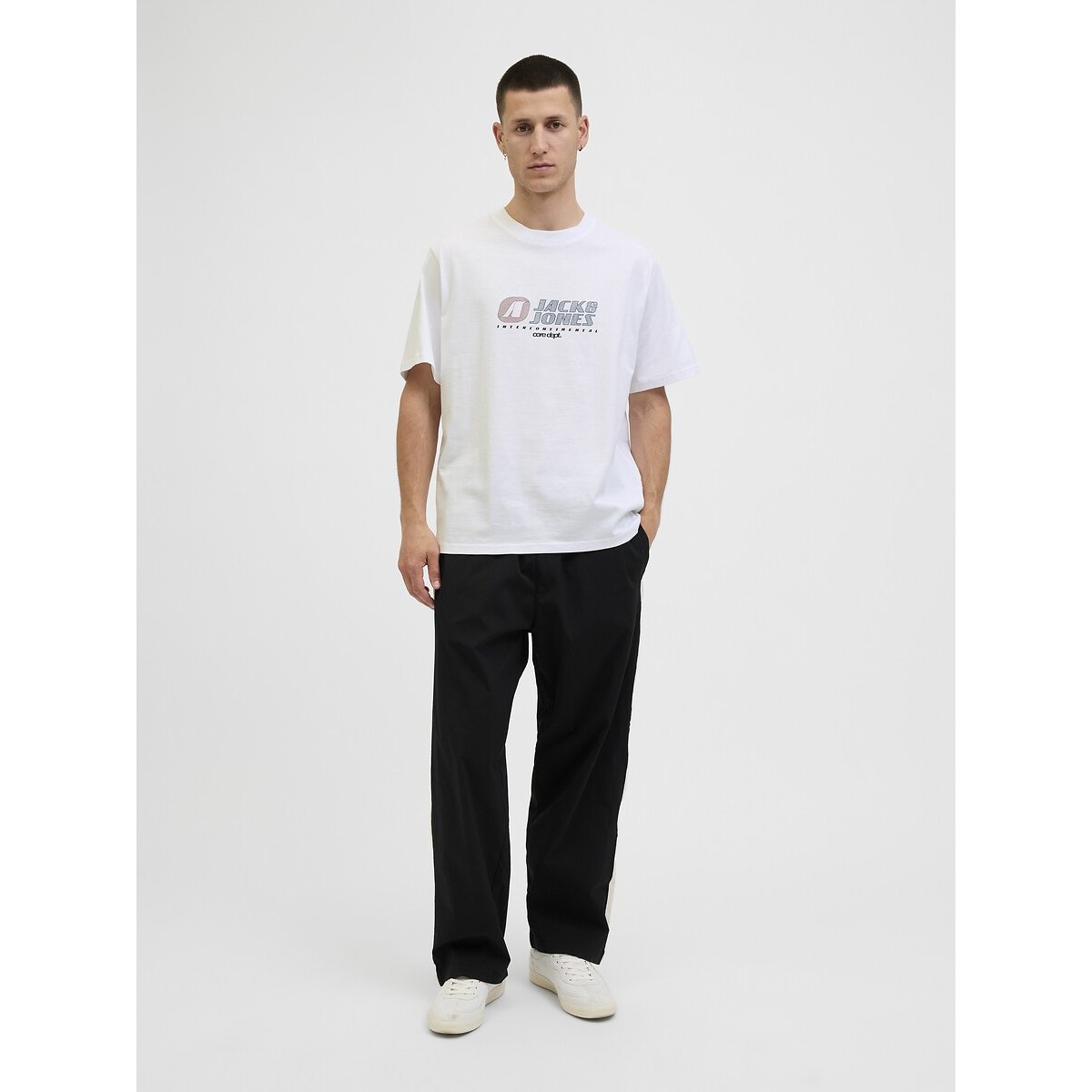 Crew Neck T-Shirt white, JACK & JONES