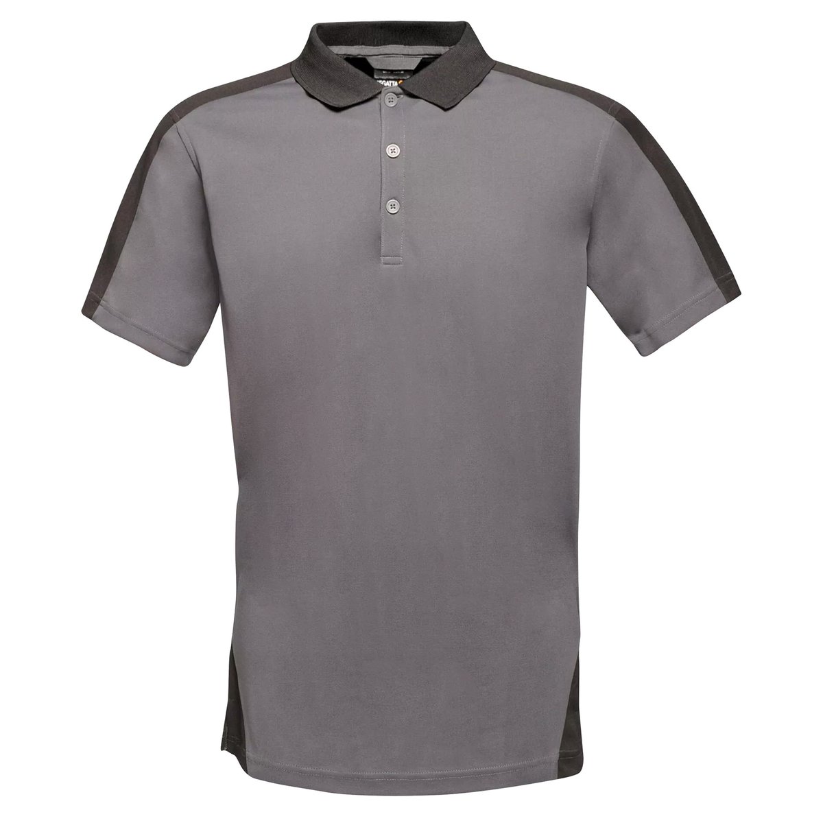 Polo de sport CONTRAST gris / noir, REGATTA