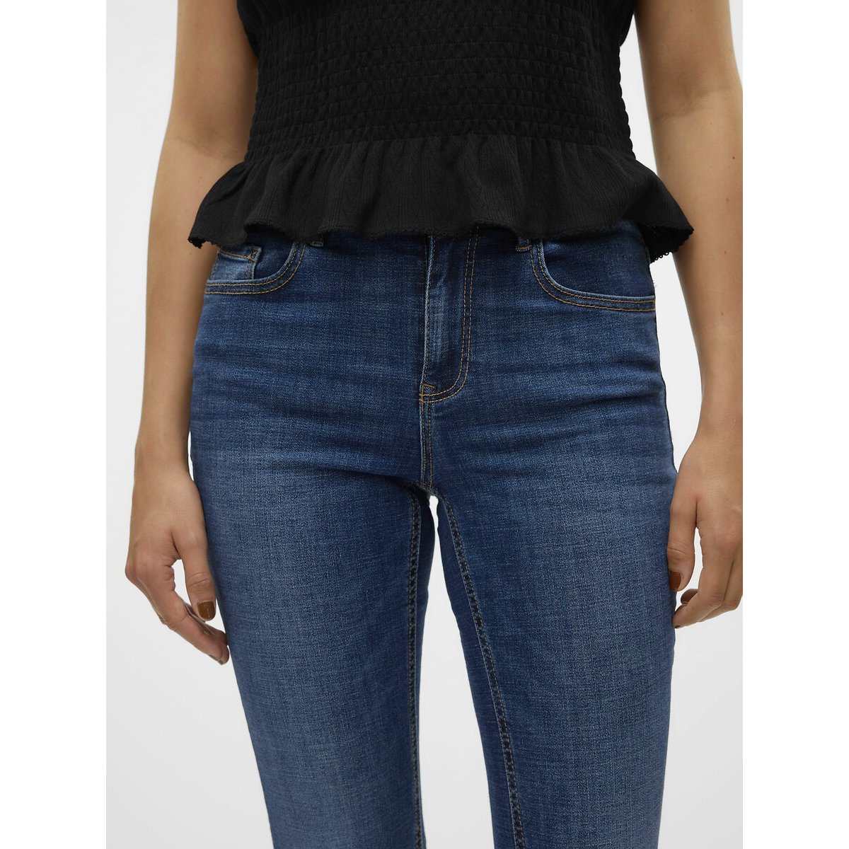 Jean Flare, taille standard dark blue, VERO MODA