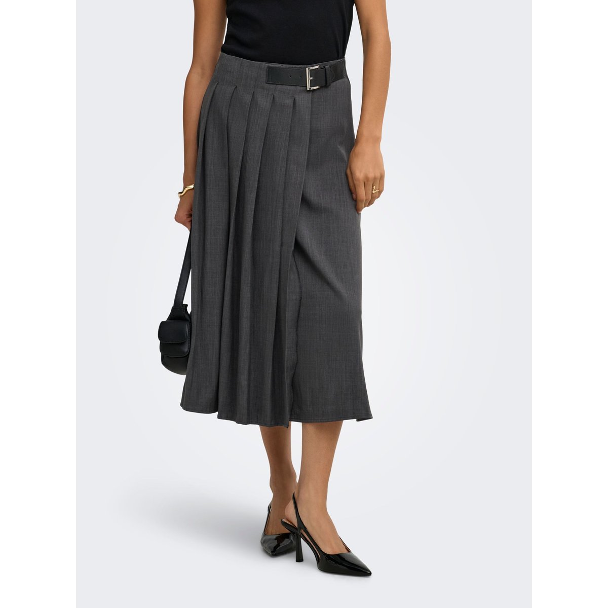 Jupe dark grey melange, JDY